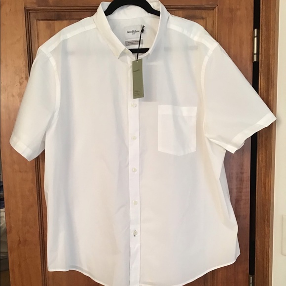 men's short sleeve white dress shirt clothing